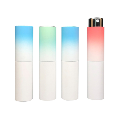 Wholesale 8ml 10ml 15ml Cosmetic Custom Aluminum Gradient Bottle Mini Portable Atomizer Bottle Travel Refillable Perfume Pen Spray