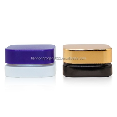 Hot Sale 5ml 9ml Square Cosmetic High Quality Glass Jar Glass Product With Cover