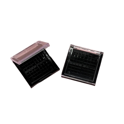 Recycled Replacement Case Square Transparent Cover Portable Cosmetic Packaging Box DIY Sample Materials Four-grid Eyeshadow Powder Packing Case