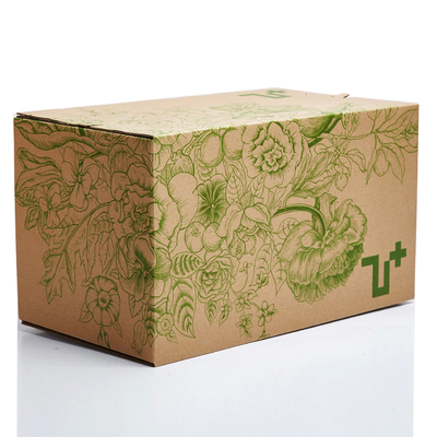 2021 New Custom Logo Corrugated Paper Packing Box Handmade All Over Printed Shipping Packaging Boxes For Foodstuffs