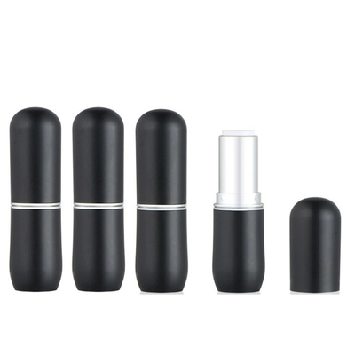Mini Cosmetic Luxury Empty Lipstick Tube Packaging Cosmetic Set Matte Pink Black Lipstick Containers With Private Label