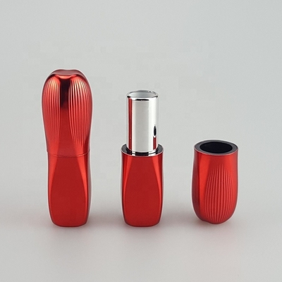Wholesale Gorgeous Recyclable Single Color Metal Tube Lipstick Container Design Lipstick Tube