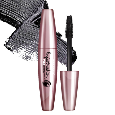 Music Flower 4D 3XDazzled Fast/Quick Dry Wick Lengthening Eye Makeup 3D Black Thick Curling Water Resistant Long Lasting Mascara