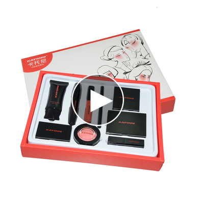 Waterproof Makeup Kit Cosmetics Set With Lipstick Eyeliner Blush Face Powder