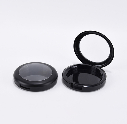 Recyclable Wholesale Compact Powder Container Plastic 59mm Blush Case For Cosmetic Packaging