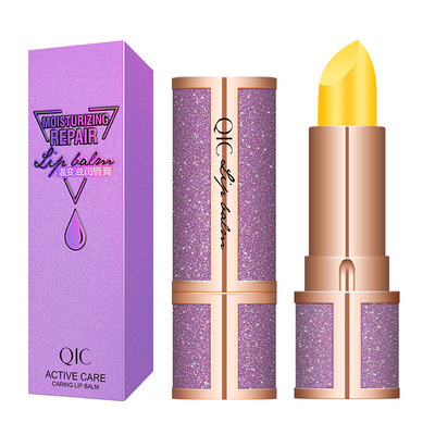 Hot Selling Waterproof Shrimp Skin Moisturizing Color Changing Lipstick Lip Balm