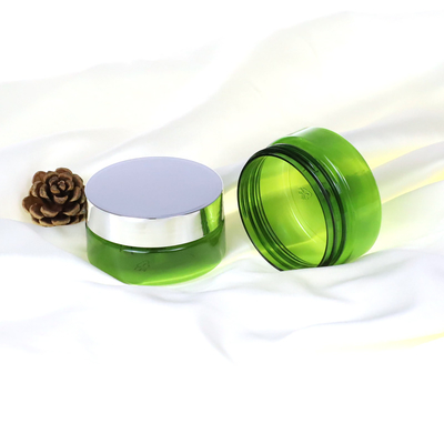 Idealpak Cosmet Cosmetic Jar Lotion Jars Supplier Clear Green Plastic Custom For Skin Care Cream