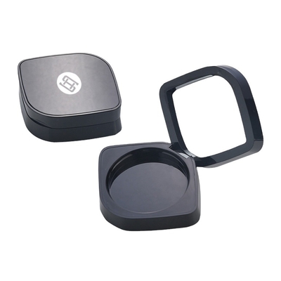 Other Wholesale 54mm High Quality Black Single Magnet Pressed Powder Compact Case With Mirror